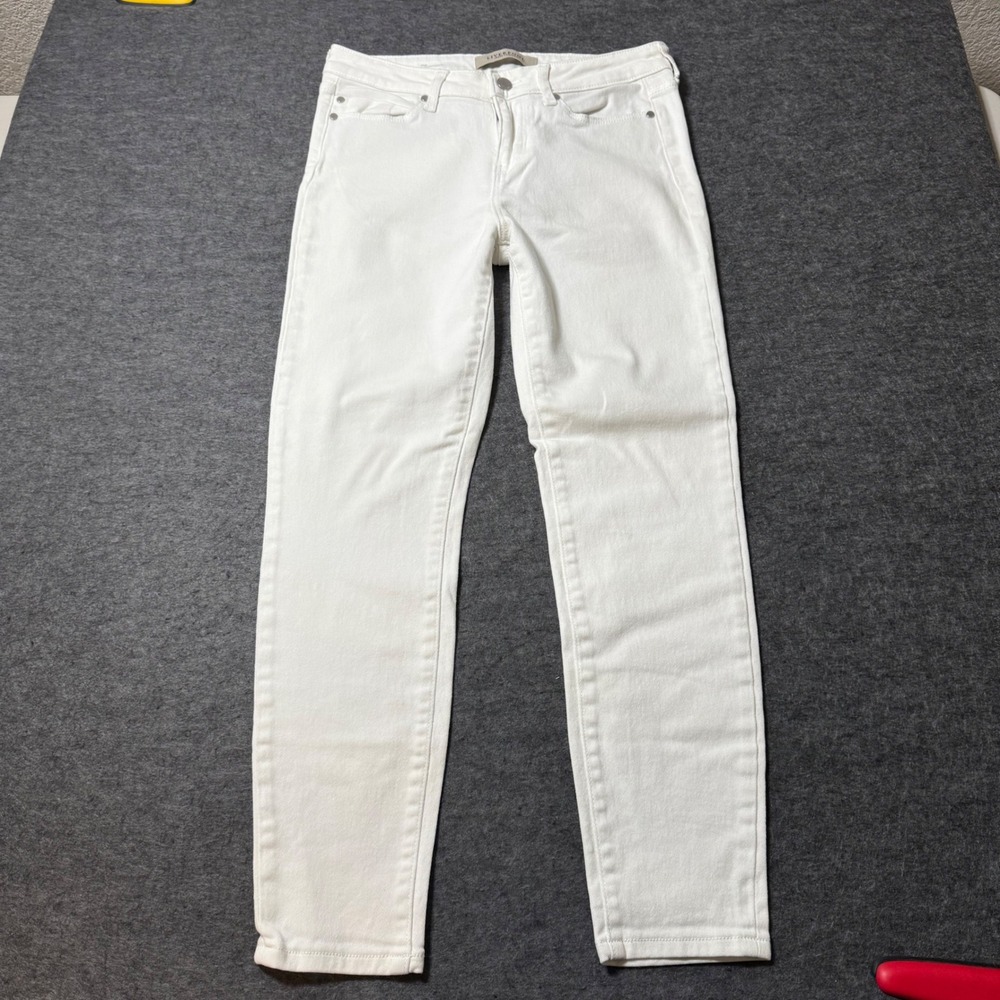 Liverpool Jeans Company Ankle Skinny White Denim Jeans Womens Size 6/28